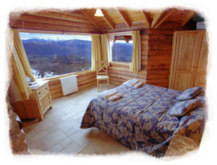 Dormitorio caba&ntilde;a chica :: Cerro Chapelco :: San Martin de los Andes