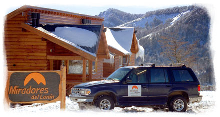 Vista externa caba&ntilde;a grande :: Cerro Chapelco :: San Martin de los Andes